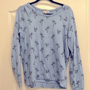 PJ Salvage blue long sleeve 💀 🌴